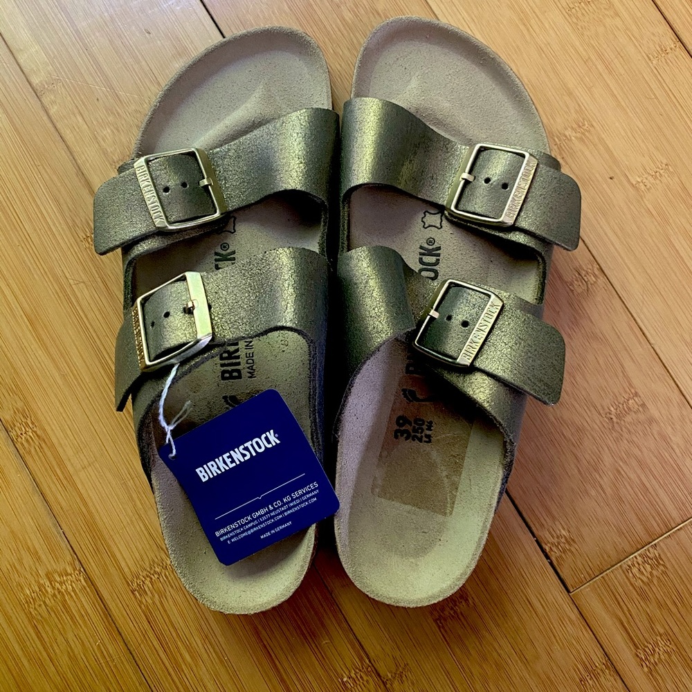 BIRKENSTOCK Arizona Sandal, Size 39